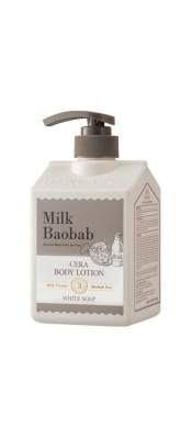 Лосьон для тела с ароматом белого мыла MilkBaobab Moist Body Lotion White Soap 400 мл