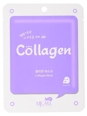 Маска тканевая д/лица с коллагеном MJ on Collagen mask pack 22гр