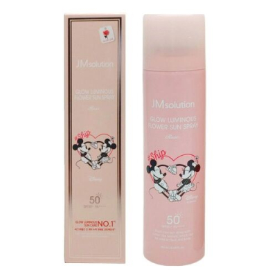 JMsolution Спрей солнцезащитный - Disney collection heart luminous rose SPF50+ PA++++, 180мл