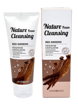 Пенка для лица с женьшенем Nature Foam Cleansing Red Ginseng (150 мл)