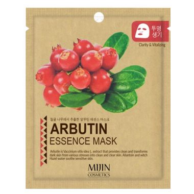 Маска тканевая д/лица Арбутин ARBUTIN ESSENCE MASK 25гр