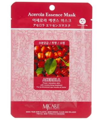 Маска тканевая д/лица Ацерола Acerola Essence Mask 23гр