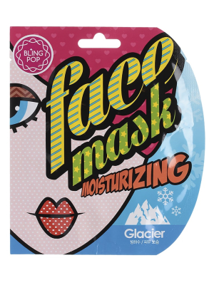 Маска д/лица тканевая питательная BLING POP GLACIER MOISTURIZING MASK 25мл