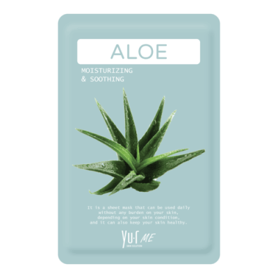 YU.R ME Тканевая маска для лица с экстрактом алоэ - Aloe sheet mask, 1шт