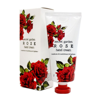 Крем для рук с экстрактом розы JIGOTT SECRET GARDEN ROSE HAND CREAM, 100 мл