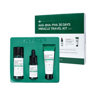 Some By Mi Набор для проблемной кожи с кислотами - AHA/BHA/PHA 30 days miracle travel Kit