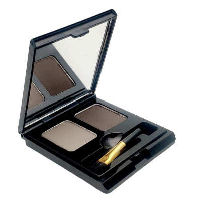 L’ocean Тени для бровей / Eye Brow Cake, 02 Light Brown + Brown