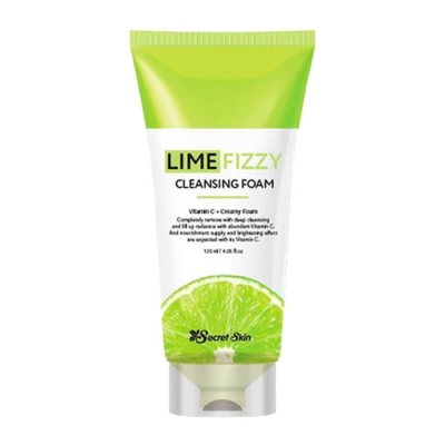 SS LIME FIZZY Пенка SECRETSKIN LIME FIZZY CLEANSING FOAM