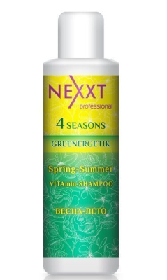 Шампунь витаминный для волос весна-лето / Professional Greenergetik 4 Seasons Spring-Summer VITAmin, 200 мл