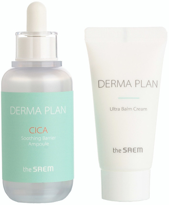 Набор для лица Derma Plan Cica Soothing Barrier Ampoule Special Set