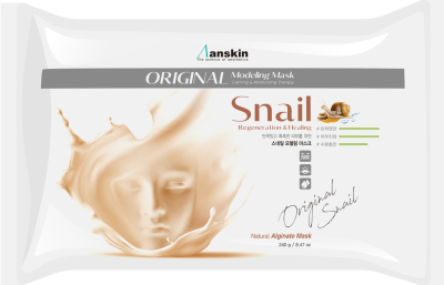 Маска альгинатная с муцином улитки (пакет) Snail Modeling Mask / (Refill) 240гр