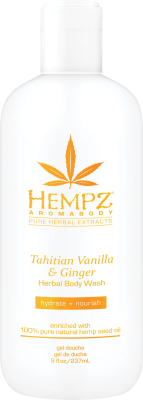 Гель для душа, имбирь и ваниль таити Tahitian Vanilla & Ginger Herbal Body Wash 237 мл