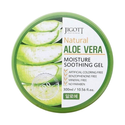 Гель для тела с экстрактом алоэ JIGOTT NATURAL ALOE VERA MOISTURE SOOTHING GEL 300 мл