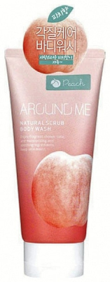 Гель Around me Natural Scrub Body Wash