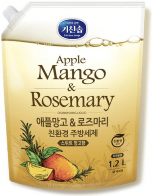 Средство для мытья посуды Applemango&Rosemary Dishwashing Detergent 1.2L