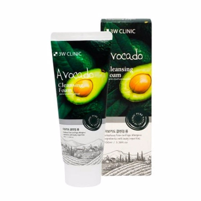 Пенка для умывания очищающая с авокадо CLINIC CLEANSING AVOCADO