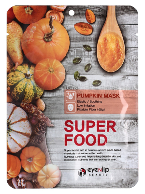 Маска д/лица тканевая EYENLIP SUPER FOOD PUMPKIN MASK 23мл