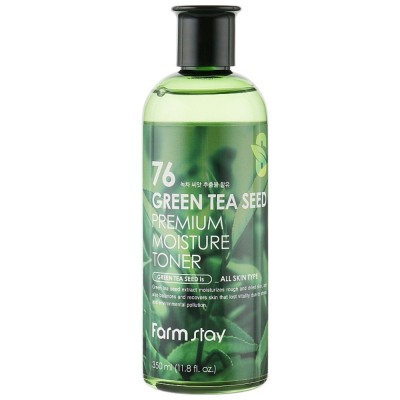 Тонер увлажняющий с семенами зеленого чая FarmStay Green Tea Seed Premium Moisture Toner, 350мл