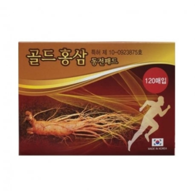 DAEJEON Пластыри для тела RED GINSENG DONG JEON PAD набор 120шт