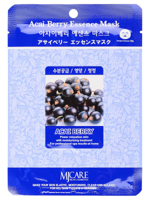 Маска тканевая д/лица Ягоды асаи Acai Berry Essence Mask 23гр