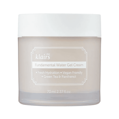 Dear, Klairs Гель-крем для лица на основе зеленого чая – Fundamental water gel cream, 70мл