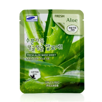 Маска тканевая с экстрактом алоэ вера  FRESH  ALOE MASK SHEET, 23 мл