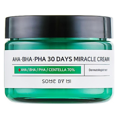 Some By Mi Крем с 3 видами кислот и центеллой – AHA-BHA-PHA 30 days miracle cream, 60г