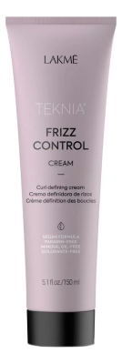 Крем для волос подчеркивающий кудри Teknia Frizz Control Cream 150 мл