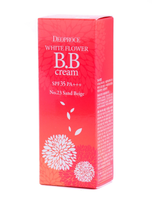 Крем д/лица. ББ 23 тон DEOPROCE WHITE FLOWER BB CREAM SPF35 PA+++ 30g #23 30гр