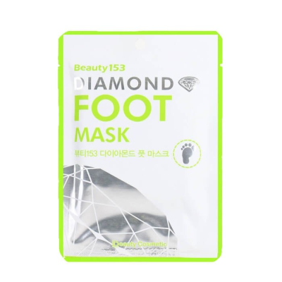 Смягчающая маска-носочки для ног Beauugreen Beauty 153 Diamond Foot Mask 1 пара 24 г (8809389034109)