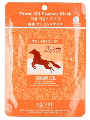 Маска тканевая д/лица Конский жир Horse Oil Essence Mask 23гр