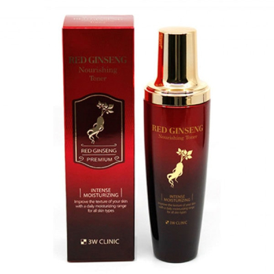 Тонер для лица питательный с экстрактом красного женьшеня RED GINSENG NOURISHING TONER, 130 мл