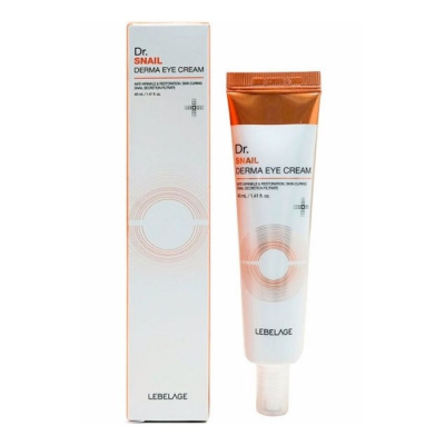 LEBELAGE Крем для кожи вокруг глаз с муцином улитки LEBELAGE Dr. SNAIL DERMA EYE CREAM 40мл