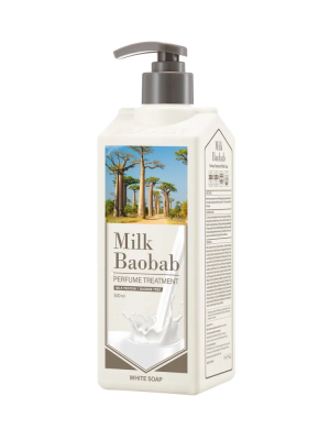 Бальзам для волос с ароматом белого мыла MilkBaobab Perfume Treatment White Soap 500мл