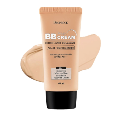 DEOPROCE Крем ББ для лица с коллагеном и гиалуроновой кислотой DEOPROCE MAGIC BB CREAM 60ml #21 SPF50+ PA+++