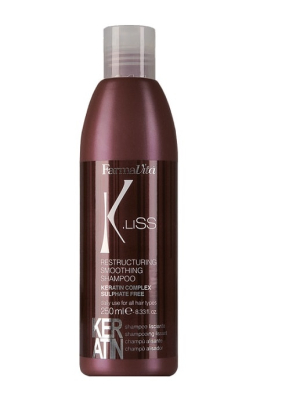 Реструктурирующий шампунь с кератином, K.Liss Restructuring Smoothing Shampoo 250 мл