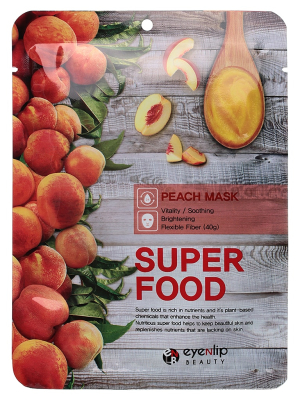 Маска на тканевой основе EYENLIP SUPER FOOD PEACH MASK 23мл