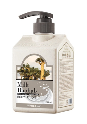 Лосьон для тела с ароматом белого мыла MilkBaobab Original Body Lotion White Soap 500мл