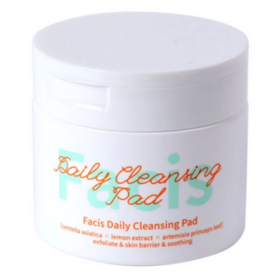 Jigott Пэды для лица с экстрактом лимона и центеллы / Facis Daily Cleansing Pad, 180 мл