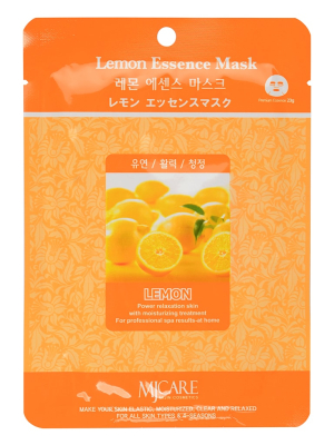 Маска тканевая д/лица Лимон Lemon Essence Mask 23гр