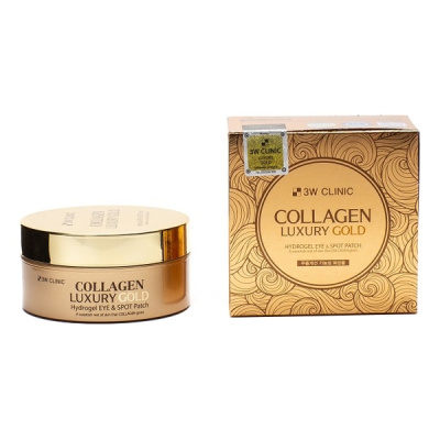 Патчи гидрогелевые с коллагеном и золотом Collagen Luxury Gold Hydrogel Eye&Spot Patch 90g