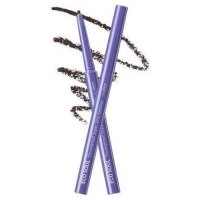 Подводка для глаз тонкая Eco Soul Powerproof Super Slim Eyeliner BK02 Ash Black 0,1гр