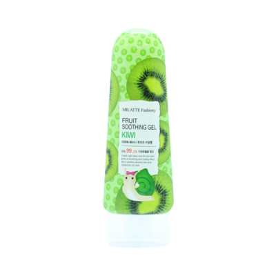 Гель д/лица и тела многофункциональный MILATTE FASHIONY FRUIT SOOTHING GEL - KIWI 200гр