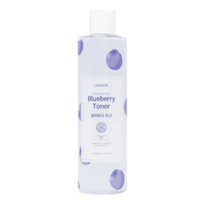 LanSkin Тонер для лица питательный с экстрактом голубики -  blueberry toner, 250мл