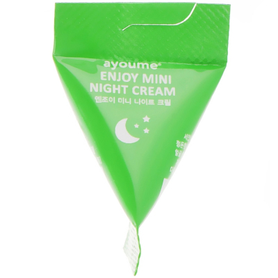 Крем д/лица ночных с центеллой AYOUME ENJOY MINI NIGHT CREAM 1шт*3гр.