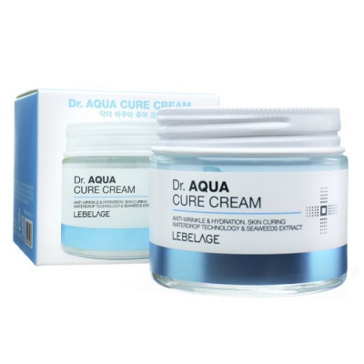 Крем для лица увлажняющий с морскими водорослями LEBELAGE Dr. AQUA CURE CREAM