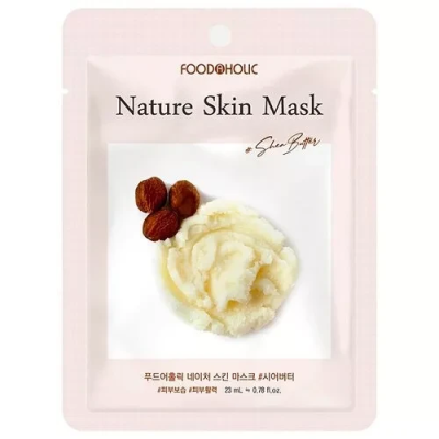 FOODAHOLIC Маска тканевая FOODAHOLIC Shea Butter Nature Skin Mask (23ml)