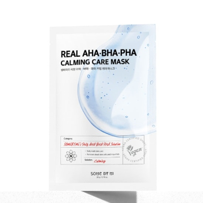 Маска тканевая REAL AHA BHA PHA CALMING CARE MASK