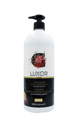 LUXOR PROFESSIONAL Бальзам LUXOR COLOR для окрашенных и сухих волос для салонного сервиса 1000мл