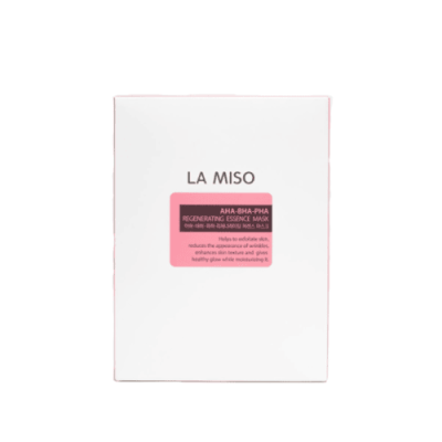 La Miso Маска ампульная обновляющая с кислотами – Regenerating essence mask, 28г*10шт